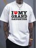 Cotton Shirt I Love My Granddaughter I Love Grandma and Grandpa Matching T-shirt