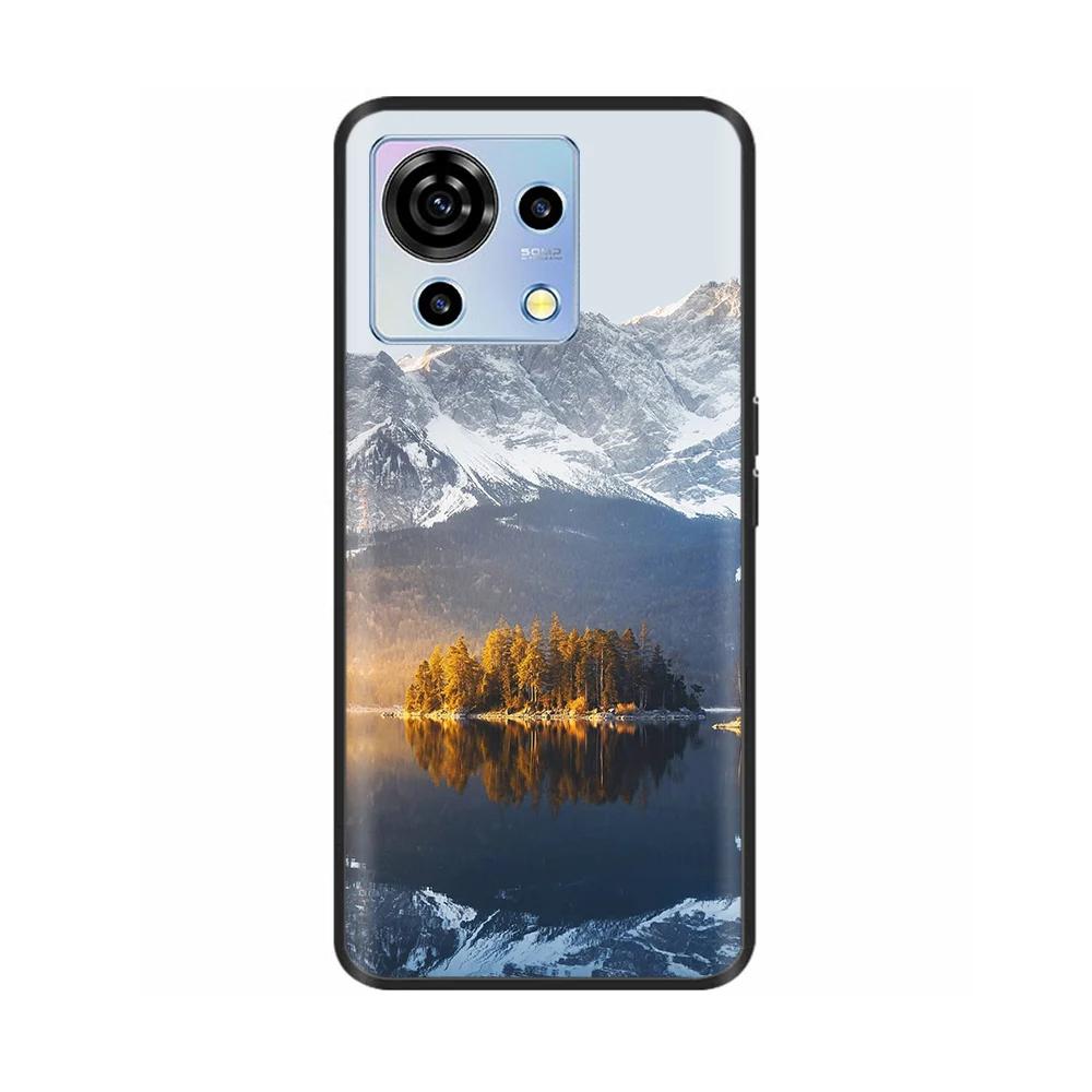 Custodia per ZTE Blade V50 Vita in Silicone Liquido Protezione Completa Copri Telefono per ZTE Blade V50 Vita V50Vita Nuovo Design Retro Morbido