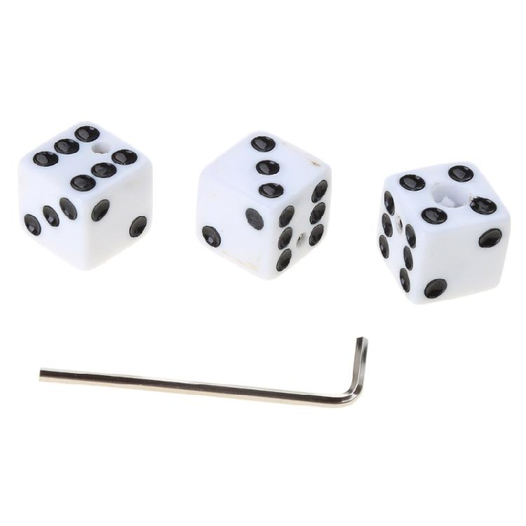 3 Color Fashion Dices Shaped Electric Guitar Volume Control Knobs Guitar Knobs