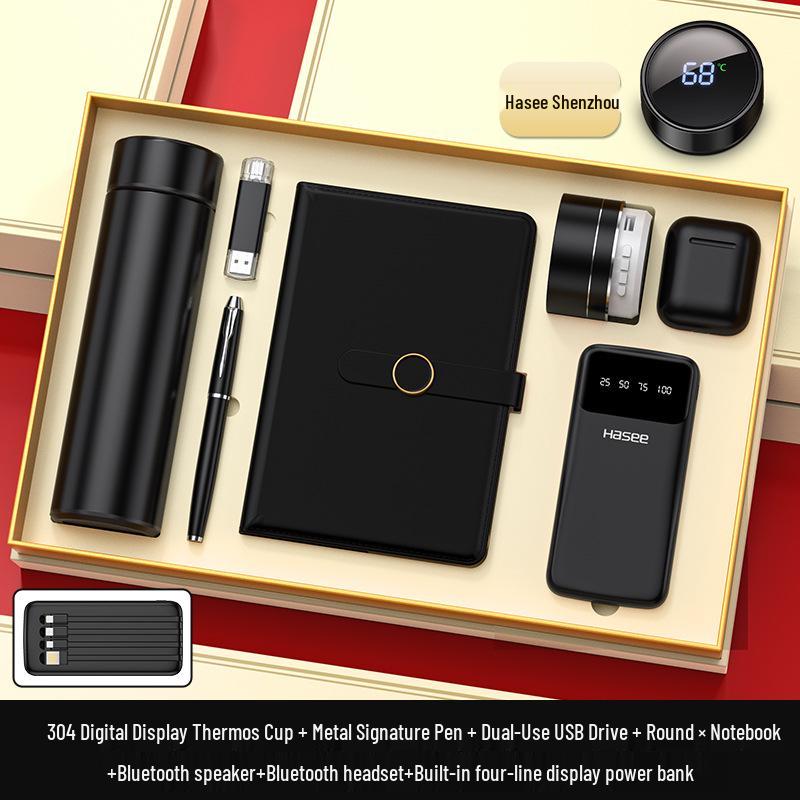 Custom Logo High-End Business Gift Set for Clients and Employees - Perfect for Anniversaries and Events