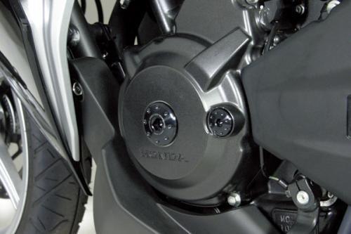 Special Parts Takegawa Generator Plug Set (Black) for GROM Cub 50/110, CBR250R, CRF250L/M, and Rally 05-02-0052