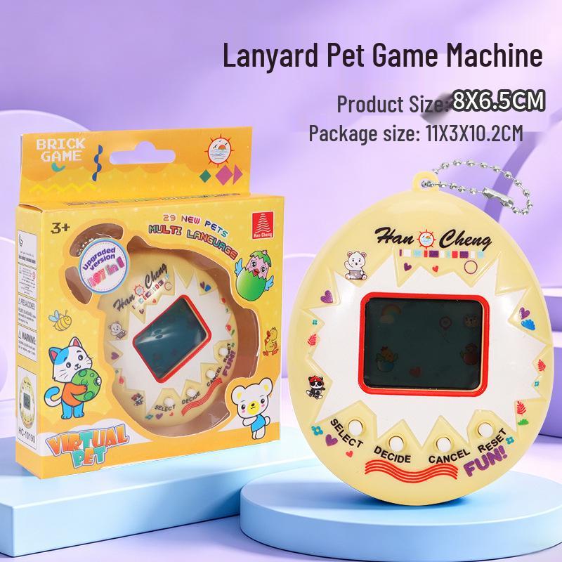 Handheld-Mini-Elektronik-Haustier-Spielkonsole für Kinder - Nostalgisches Lernspielzeug und dekoratives Geschenk