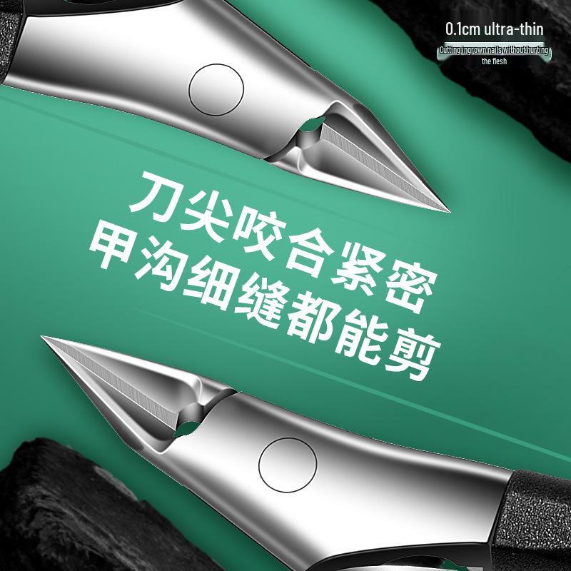 Slanted Tip Stainless Steel Toenail Nippers & Clippers for Ingrown Nails and Dead Skin