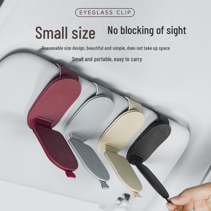 Multifunctional Magnetic Car Sun Visor Clip for Glasses, Sunglasses, and Documents