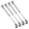4 Pcs Air Pressure Rod Cabinet Furniture Hydraulic Support Rods Piston Silver Pneumatic Lift