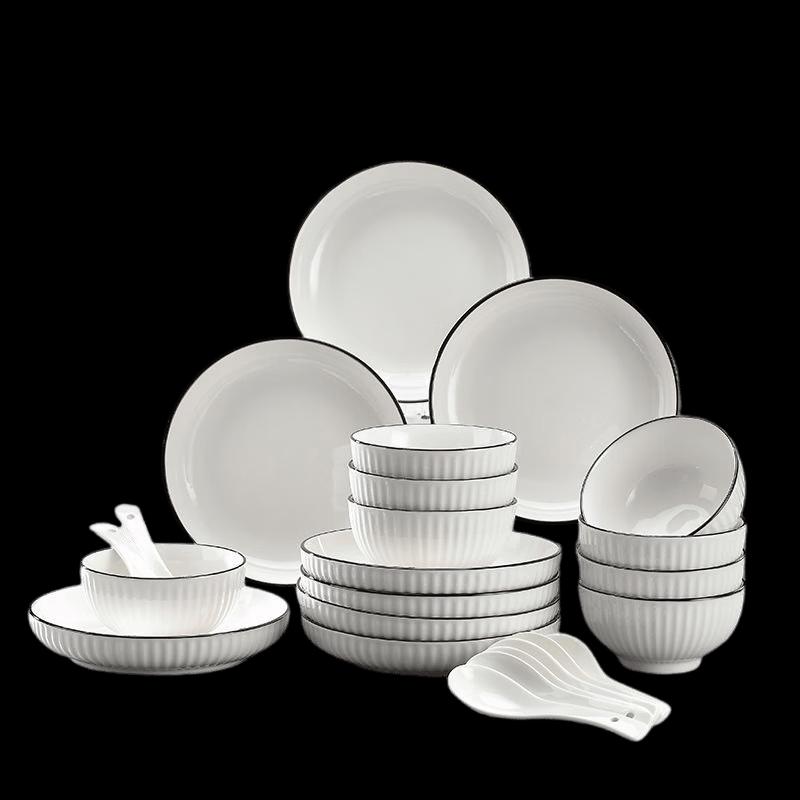 Haolaibao 32-Piece Ceramic Dinnerware Set