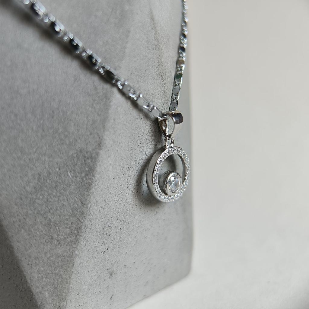 Silverhänge med cubic zirconia (2191582)