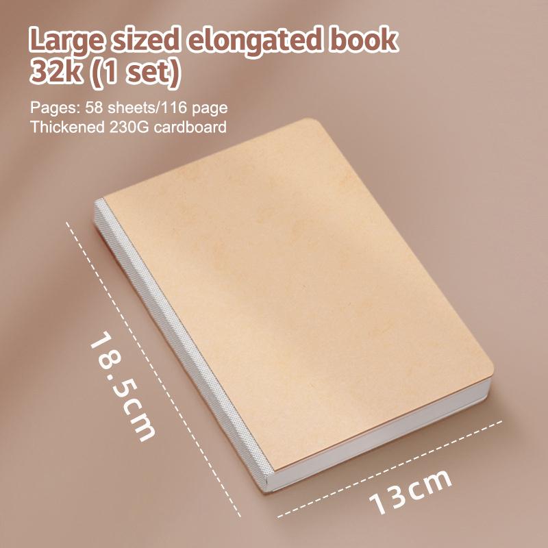 Mini Painting Book Thick Paper Pocket Watercolor Sketchbook Marker Painting Paper Art Supplies Portable Simple Sketchbook
