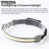 Hiking Climbing LED Headlamp Adjustable Brightness Headwear LED Headlamp for Night Lighting