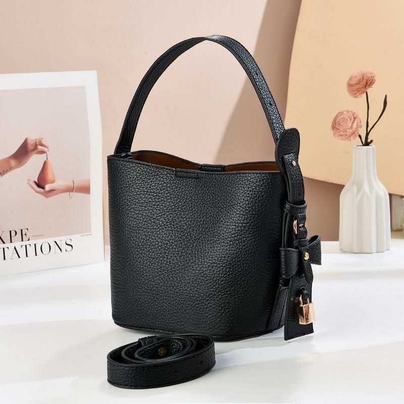 Fashion bucket bag summer new temperament shoulder messenger bag commuting shopping versatile handbag