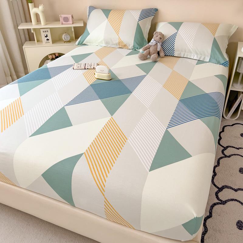Cotton Printed Mattress, Simmons Mattress Protective Cover, Pure Cotton Lazy Bedspread Pillowcase