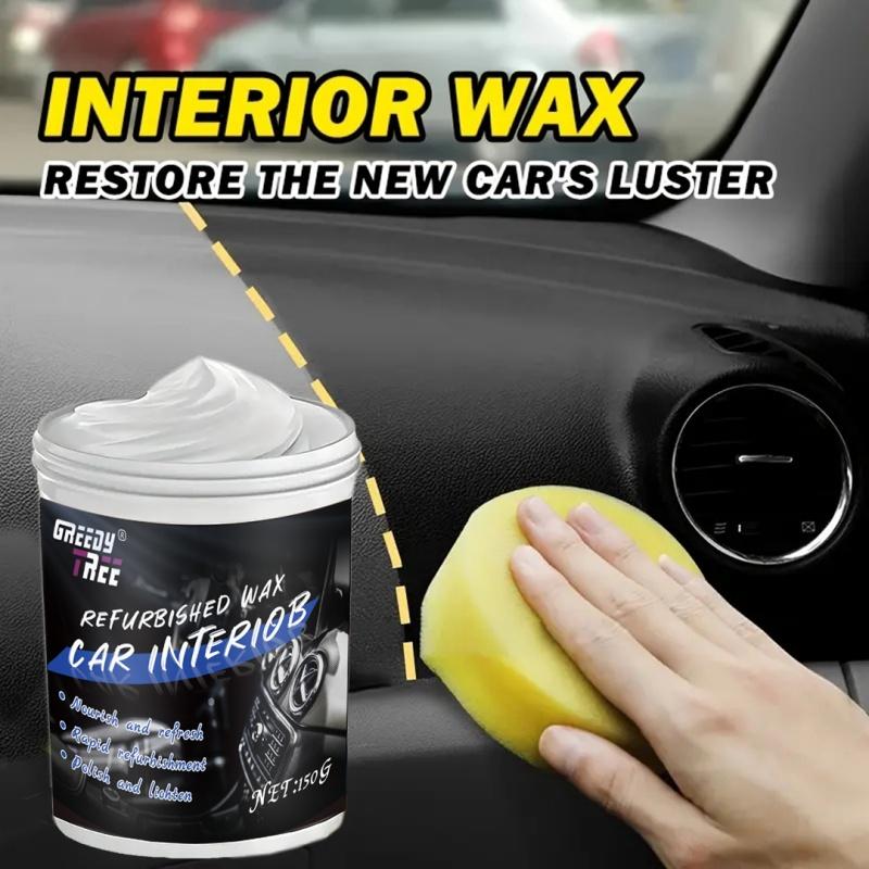 Car Internal Scratch Repair Wax - Plastic Parts Repair Agent, Tire Protection and Gloss, RV Internal Repair Agent
