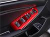 Honda Accord 18th Gen Red Interior Trim Kit: Gear Shift Frame, Armrest, Air Vent, Gear Knob, Steering Wheel.