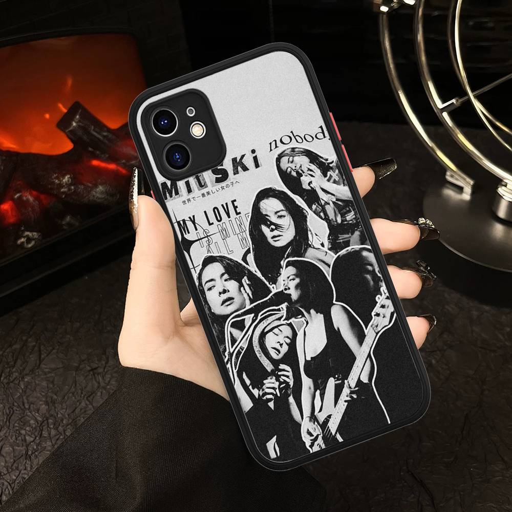 Popular Singer M-Mitski For IPhone Air 16 15 14 Plus 13 12 11 Pro Max Matte Cover Jelly Shockproof Phone Case