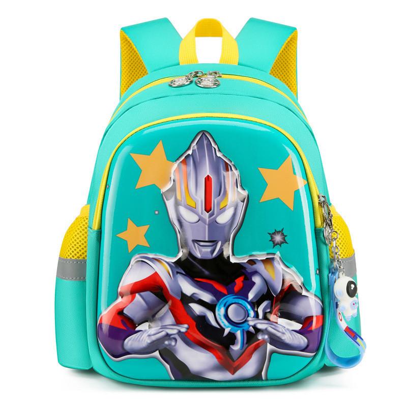 

Adorable Cartoon Kids Backpack For School Boys And Girls In Nylon Material зелений