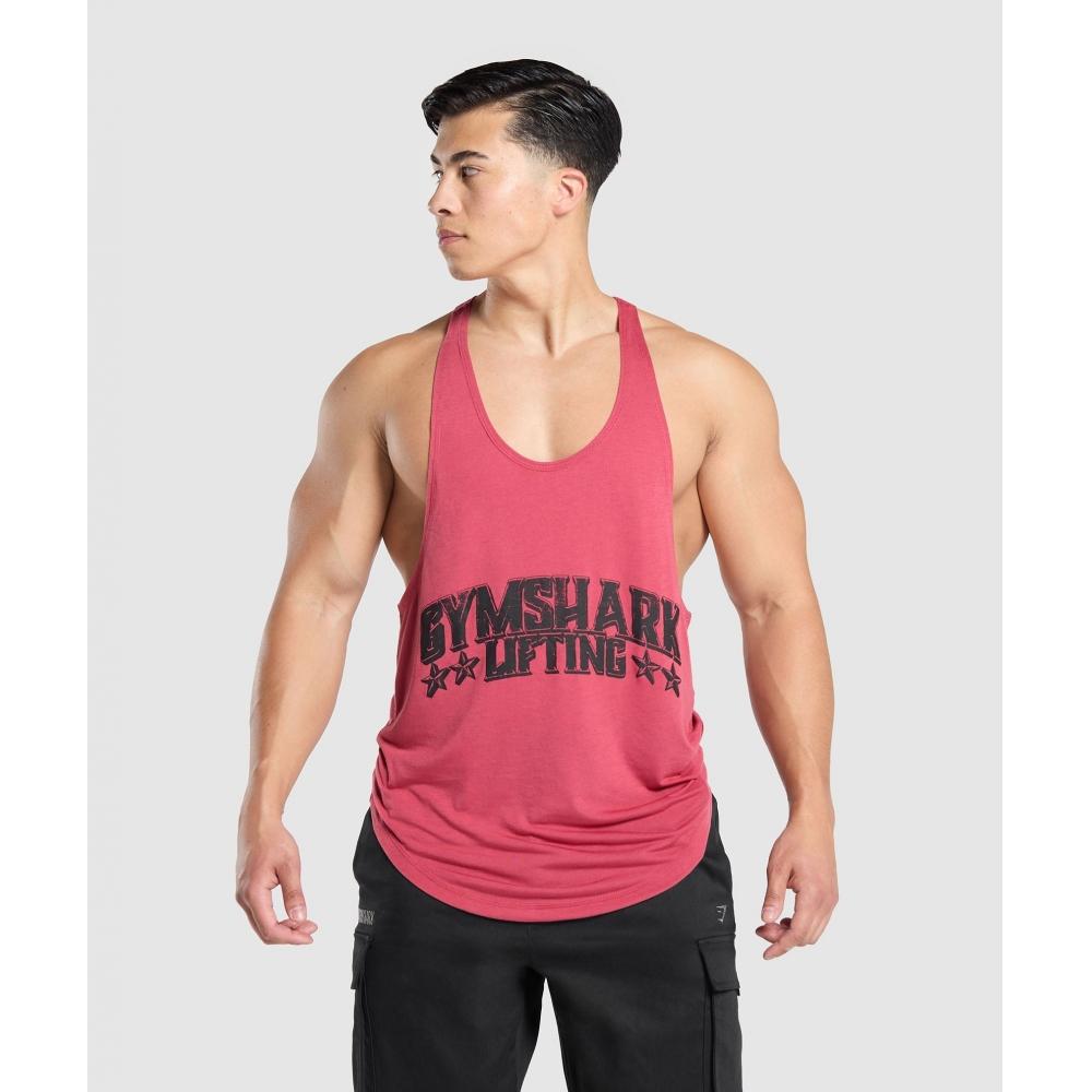 

GYMSHARK Lifting Stars Stringer Vintage Pink A6A4M KB0V