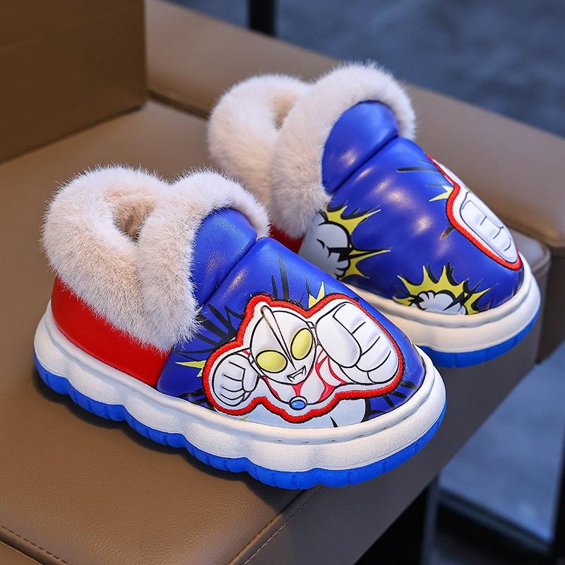 Children's Cotton Slippers   Winter Indoor Bottom Plush