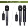 Wireless Microphone System with Handheld Mic Professional Dynamic Microphones for Home Cinemas Karaoke Church Speech