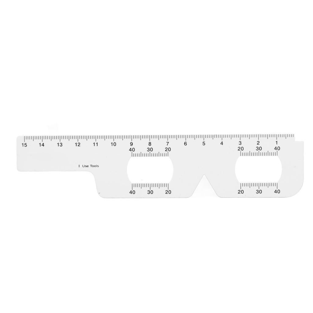3Pcs Eye Measurement Ruler Distance Pupil PD Measuring Gauge 2 in 1 Ophthalmology Tool