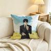 Novel GSGW K-Kim S-Soleum  Square Double-Sided printed Pillow Case Bedroom Bedside Pillow Sofa Cushion Cover