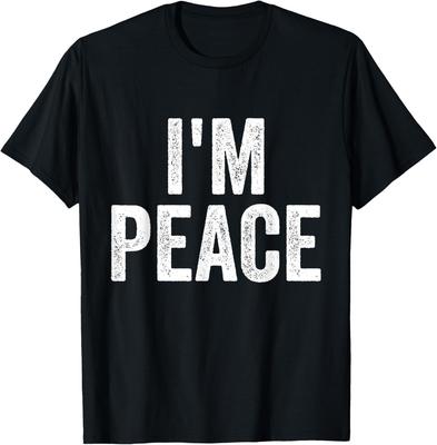 ICH BIN FRIEDEN - ICH KOMME IN FRIEDEN Lustiges Partner-Partner-T-Shirt