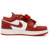 Jordan Air Jordan 1 Newlywed Abrasion Resistant Low Top Vintage Basketball Shoes Unisex Red FJ3465-160(Team486- S)