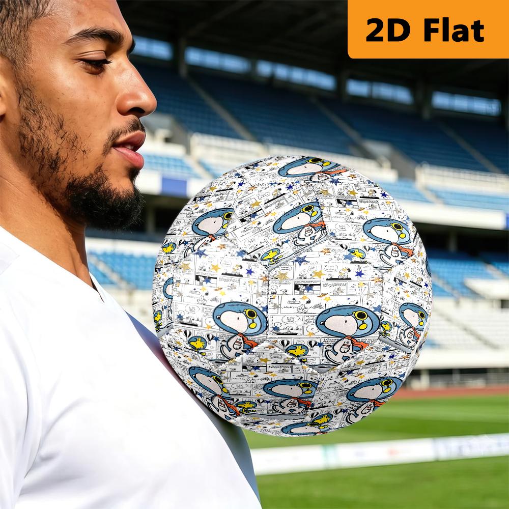 Snoopy Soccer Ball Suitable For Both Training And Competition No 11 Football Wearresistant And Slipresistant High Elasticity