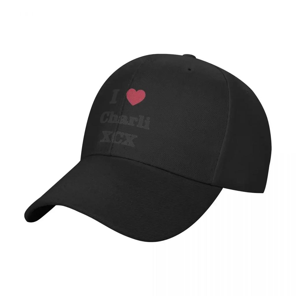 I Love Charli XCX Brat Baseball Caps Unisex Hip-Hop Sun Hats Hat Adjustable Polyester Sports Cap Summer Caps