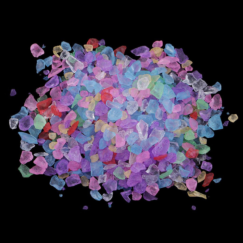 Mixed Size Color, 20g Crystal Sands For Aquarium Fish Tank Landscape/Bonsai Succulent Plants