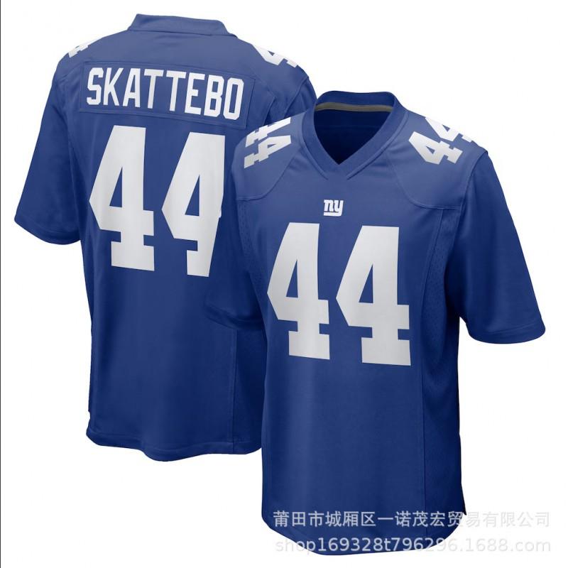 Mens Football Jersey Giants Team 1 8 JONES 26 BARKLEY 56 44 Embroidered Rugby Uniform