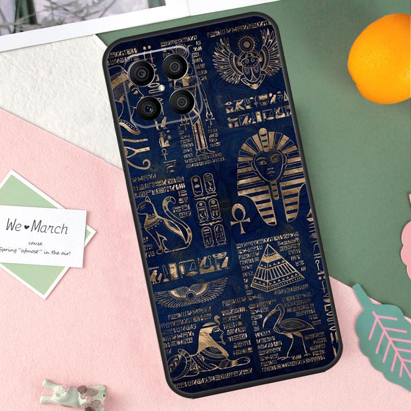 Ancient Egyptian Hieroglyphic Case For Honor 200 Lite 50 70 90 X9b X9a X8b X8a X8 X9 X9c Honor Magic 7 Pro 5 6 Lite Cover