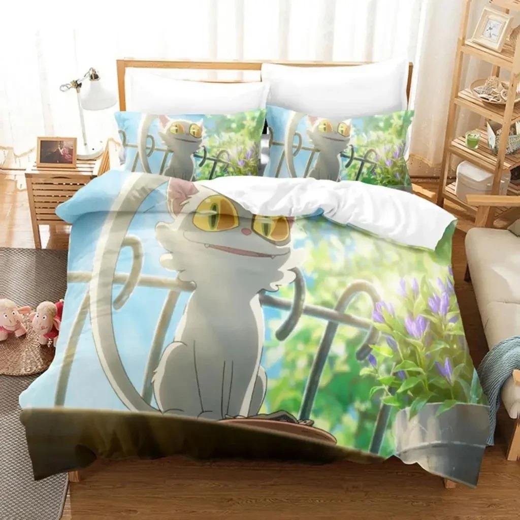 Anime Movie Suzume No Tojimari Bedding Set Boys Girls Twin Queen Size Duvet Cover Pillowcase Bed Kids Adult Home Textile