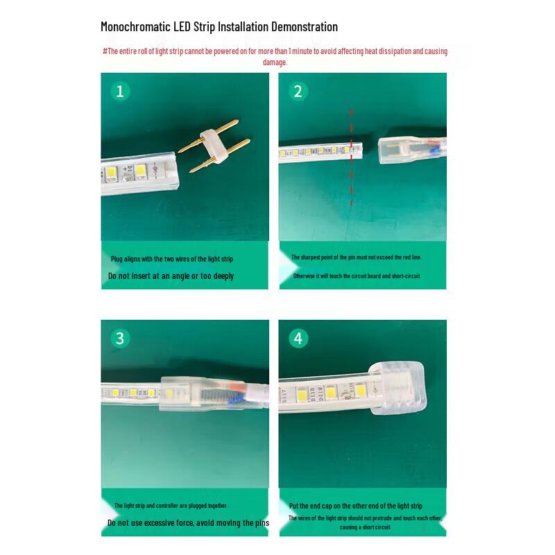 Beigong 220V High Brightness 6W/m Embedded Linear LED Light Strip
