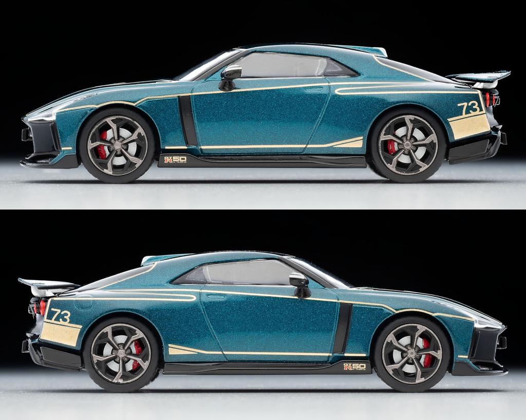 Tomica Limited Vintage Neo Nissan by Italdesign Dark Green Finished Product 1/64 LV-N GT-R50