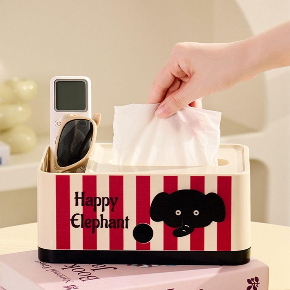 Creative Napkin Storage Case Cartoon Pattern Napkin Storage Box Paper Towel Holder Home Decoration