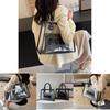 Large Capacity Transparent Jelly Tote Bag For Women Stylish Summer Shoulder Bag