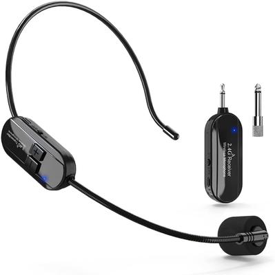 Compliance Mark Wireless Microphone Head Microphone Wireless Stage Portable 50m Transmission Automatic Compatible with Volume Ear Hook Type Compatible