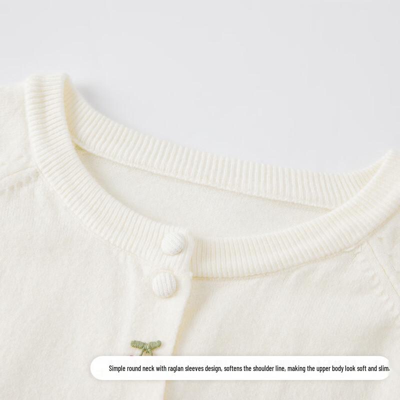 FivePlus Cherry Embroidered Knit Cardigan