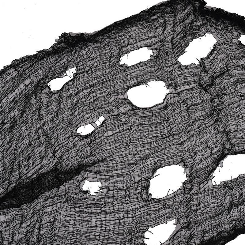 Halloween Decoration 4.6M Black Gauze Cloth Props Party Night Club Decoration Door Decor