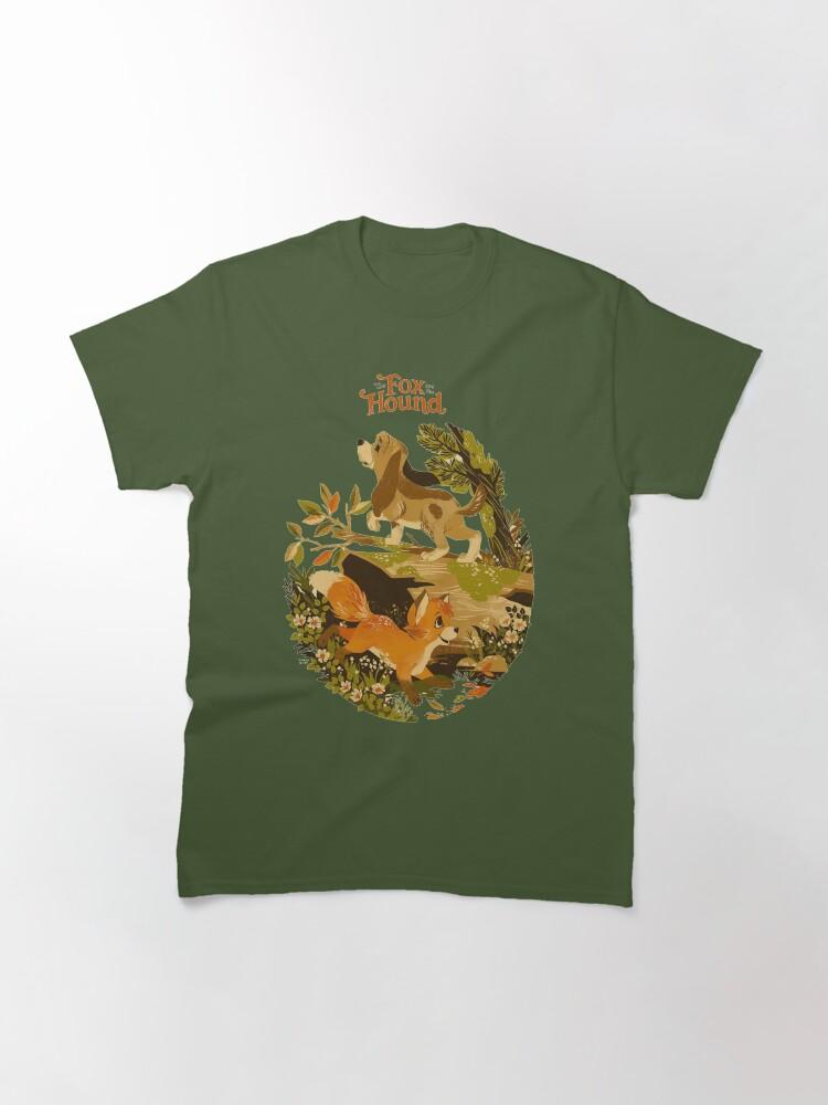 The Animals Cartoon fox and hound cute merch Classic T-Shirt