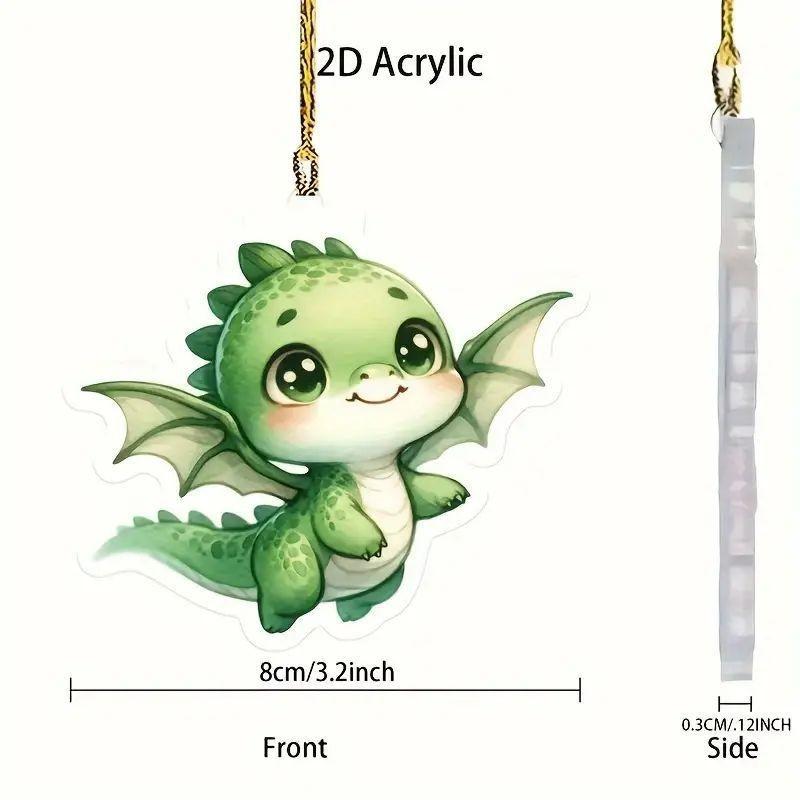 

Акриловый Очаровательный Подвеска Дракон Декоративный Аксессуар Для Интерьера Автомобиля Стильный Веселый И