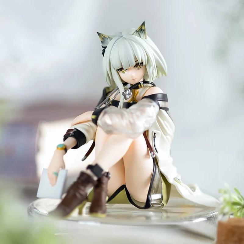 FuRyu Game Arknights Action Figures Kal tsit Girl Pvc Action Figure Model Collection Toy 10cm