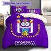 RSC Anderlecht  Pattern Bedding Quilt Set  Home Decoration  Gift (1 * duvet cover + 2 * pillowcase  without core)