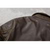 Chinesische Größe Klassische Air Force A2 Fliegerjacke Eingefasste Armeegrün Echtes Rindsleder Jacke Herren Pilotenmantel Herbst Jaquetas Masculina De Couro