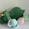 Creative Dinosaur with Baby Dino Egg Plush Toy Stuffed Animal Plush Doll Cute Triceratops Soft Hug Pillow Kids Birthday Gift