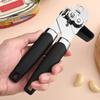 Kitchen Can Opener Manual Stainless Steel Heavy Duty Multi Function Tool for Cans and Bottles