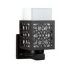 Wooden Modern Laser Cut Design Wall Lamp Wall Light with Bulb Suitable for Living Room, Foyer, Bedroom, Hallway (Pack of 1) - Waterproof,