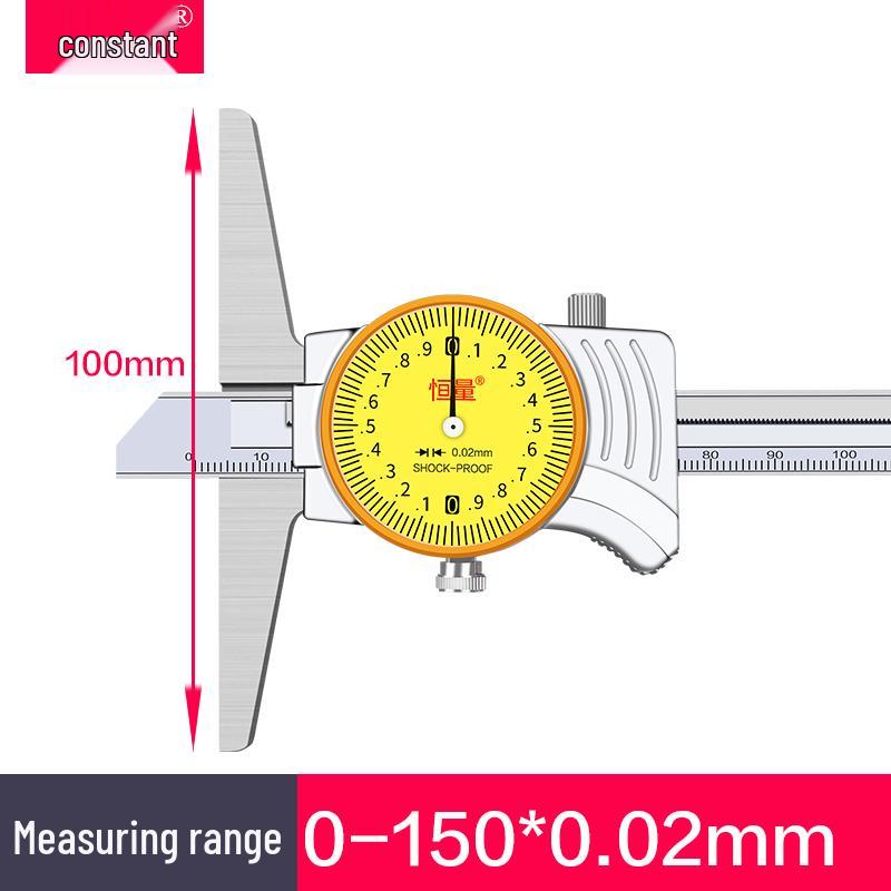 Constant Weight Depth Gauge with Hook & Dial, 0-150/200mm, Single/Double Hook Caliper