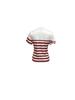 European and American Striped Polo Collar Short Sleeve Women's Autumn T-shirt - Versatile and Fashionable.