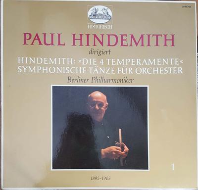 Płyta LP PAUL HINDEMITH, BERLINER PHILHARMON - Hindemith Dyryguje Hindemithem 2548724 Heliodor, Histo 1970 Niemcy Klasyczna Używana